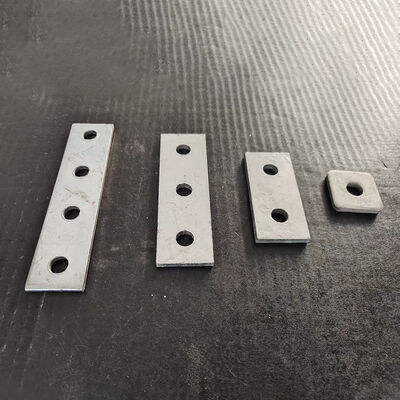 Good price Steel Strut Channel Accessories Strut Channel Fitting 1/2/3/4 Hole Flat Straight Custom online