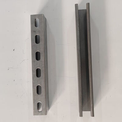 Good price Square Corner C Channel Steel 41x41 Unistrut Channel Custom Cut Length online