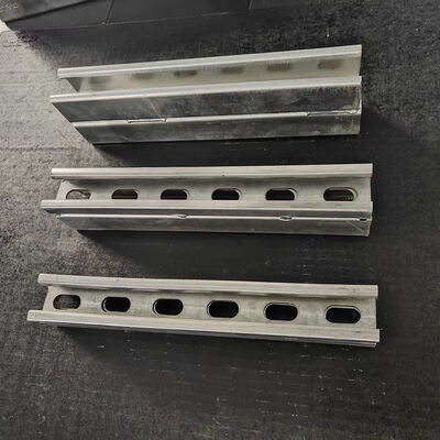 Good price Heavy Duty Hot Dip Galvanized C Channel 41x41mm Slotted Perforated online