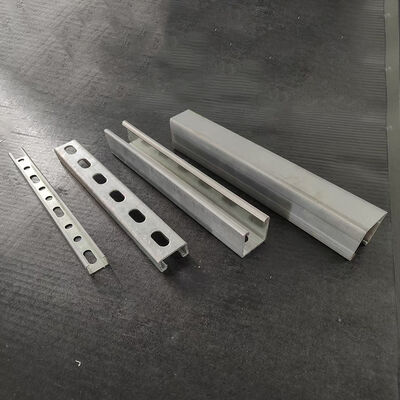 Καλή τιμή Προπυρηνικά γαλβανισμένα Unistrut Channel Flat Angle C Channel Steel Brackets 20x10 25x16 27x18 online