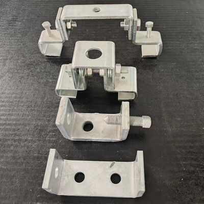 Buon prezzo Acciaio al carbonio U Clevis Suspensione Strut Clamp Canale supporto fotovoltaico in linea