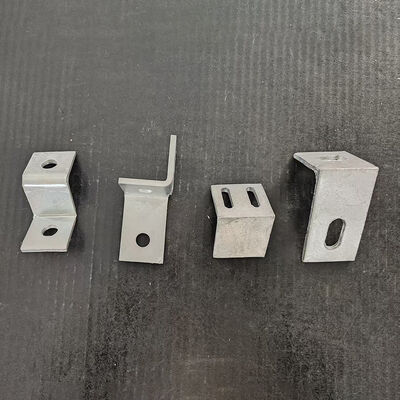 Good price Slotted Hole Strut Channel Angle Bracket Galvanized Right Angle Connector PV Support Fitting online
