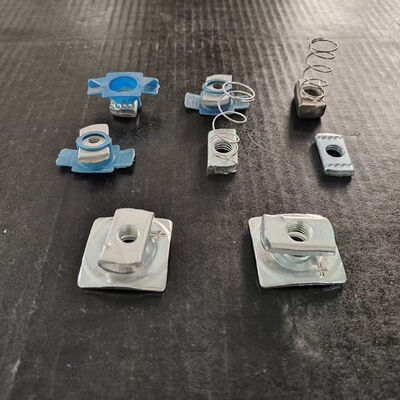 Bon prix Accessoires pour rail de montage Écrou à ressort Fixation d'écrou à ressort de verrouillage pour profilé en C en ligne