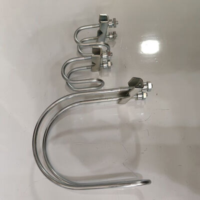 Bon prix Suspension de conduit en double U électrogalvanisée, accessoires pour tube EMT en ligne