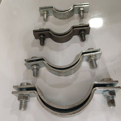 İyi bir fiyat. Çinko kaplamali çelik EMT boru aksesuarları iki bult boru destek kilidi çevrimiçi
