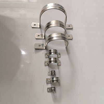 Good price Stainless Steel Two Hole Emt Pipe Clamps O Type Pipe Saddle Clamp online